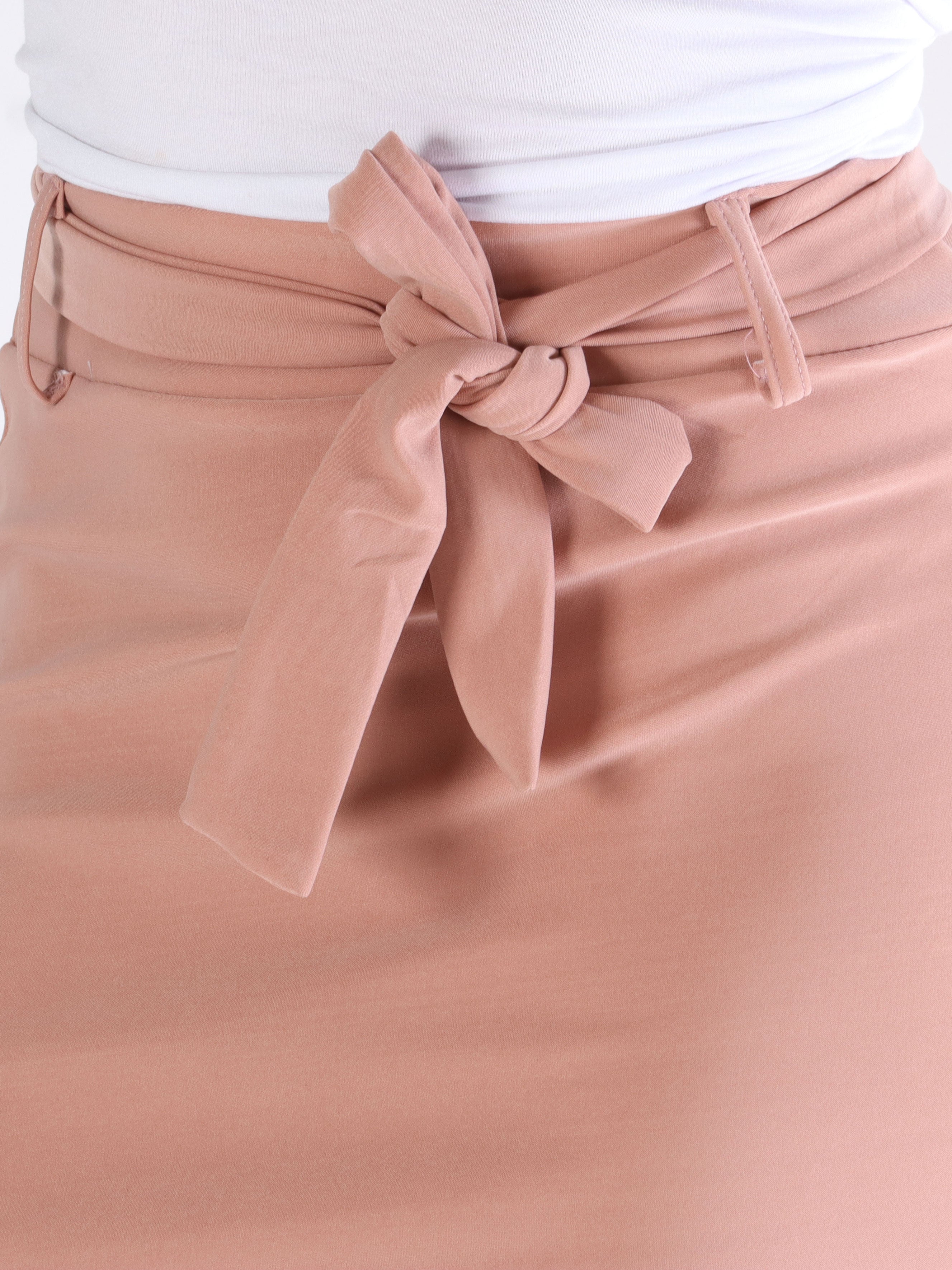 Dakota - Kjol i elastiskt tyg med knytband